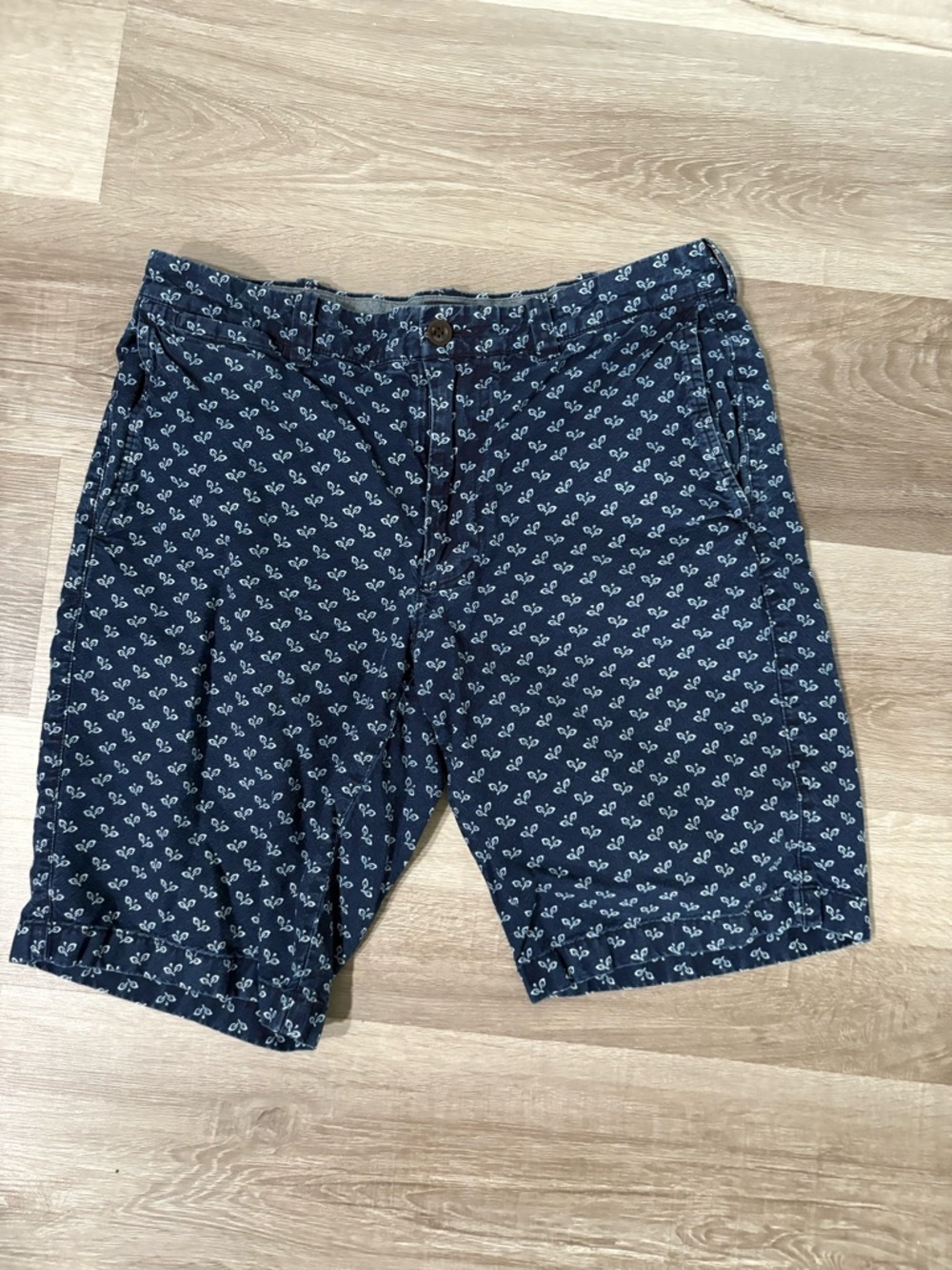 J.Crew Men's Navy Patterned Casual Shorts
